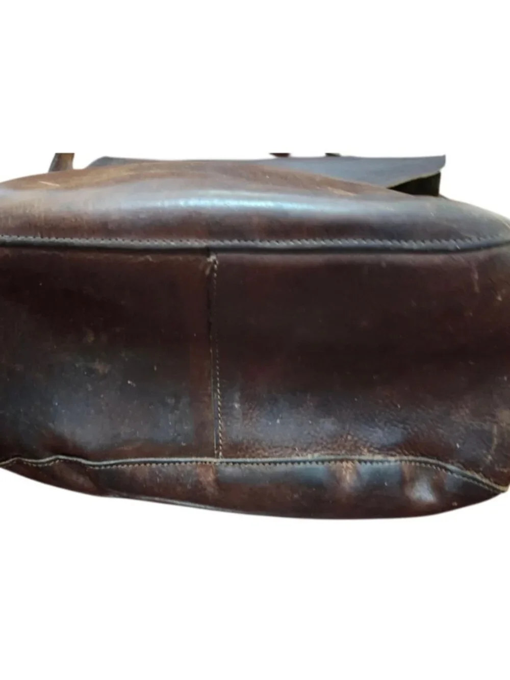 m0851 Leather Crossbody Bag Brown Distressed Vintage Messenger Canada Unisex